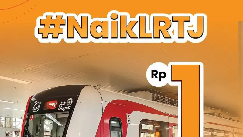 Dalam rangka menyambut HUT Jakarta ke-496 LRT Jakarta memberikan promo tarif perjalanan menggunakan moda transportasi LRT Jakarta.