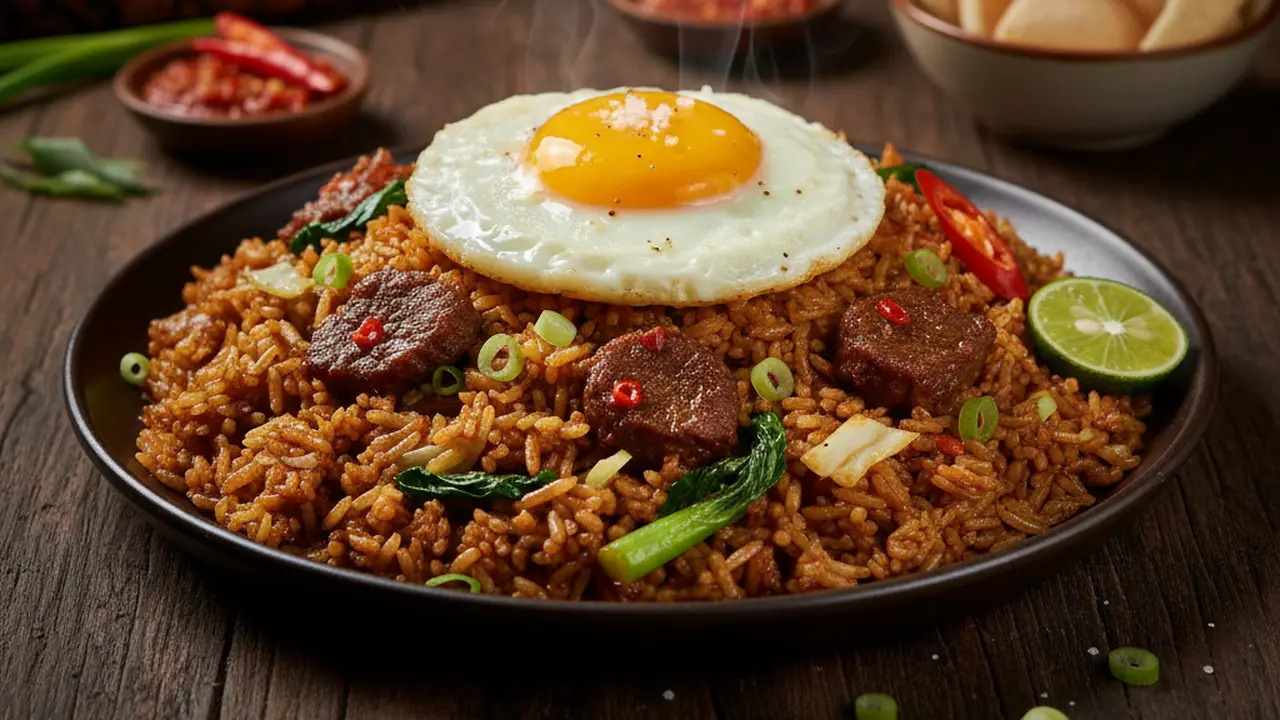 Ilustrasi Nasi Goreng Krengsengan