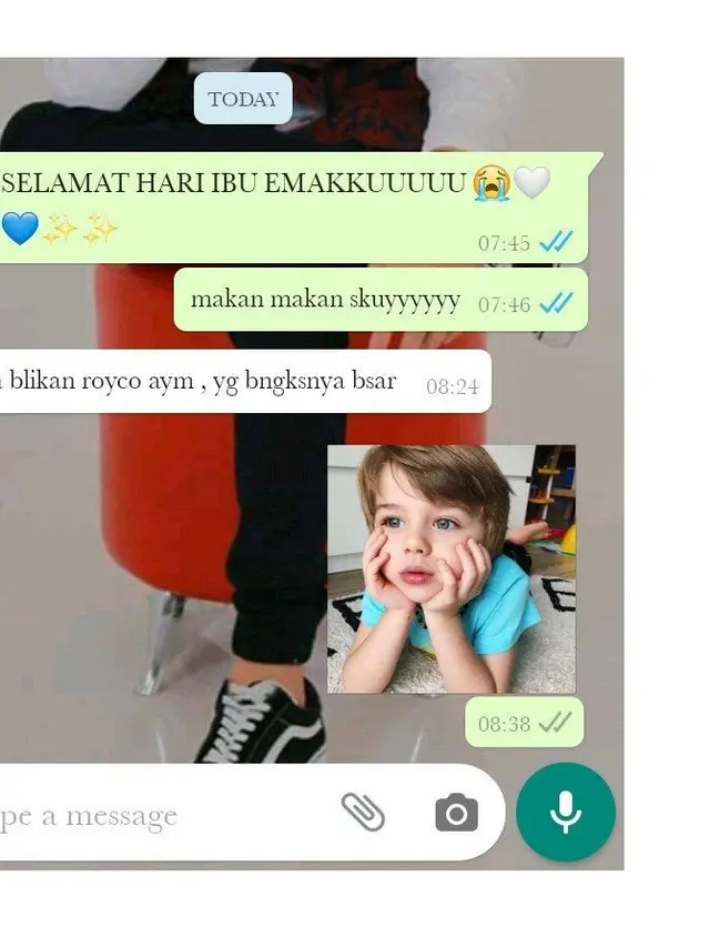 8 Chat Anak Beri Ucapan Hari Ibu Ini Penuh Plot Twist, Ada yang Bilang Lebay