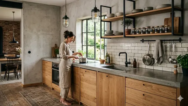 Model Dapur Minimalis dari Kayu