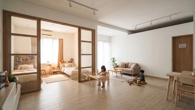 Desain Rumah 3 Kamar Tanpa Banyak Sekat