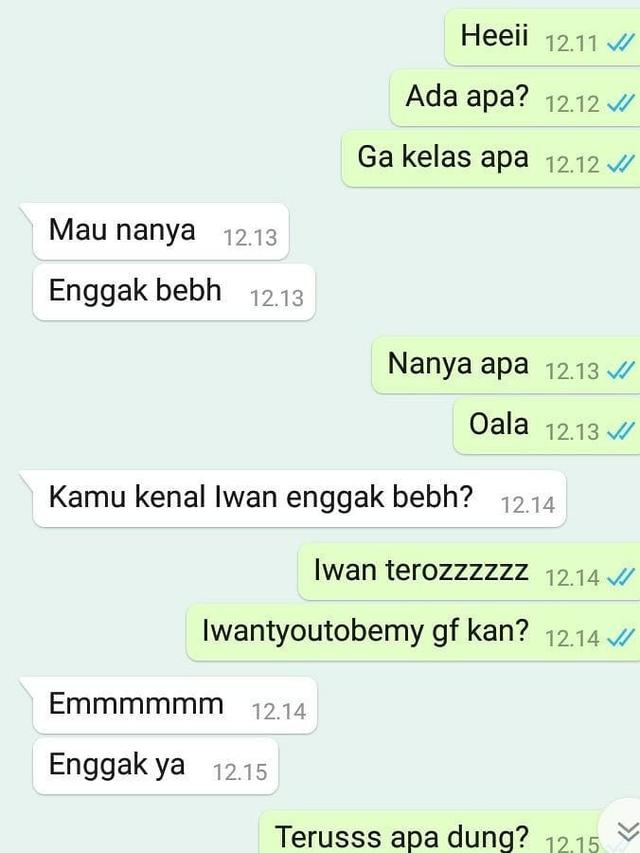 6 Chat Modus ke Teman Sendiri Ini Bikin Baper Sekaligus Nyesek