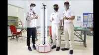 Lulusan Toyota Indonesia Academy menciptakan Robot UV. (TMMIN)