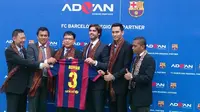 Peresmian kerjasama Advan dan FC Barcelona (Liputan6.com/Andina Librianty)