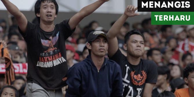 VIDEO: Jakmania Menangis Terharu Persija Akhirnya Menang atas Sriwijaya FC