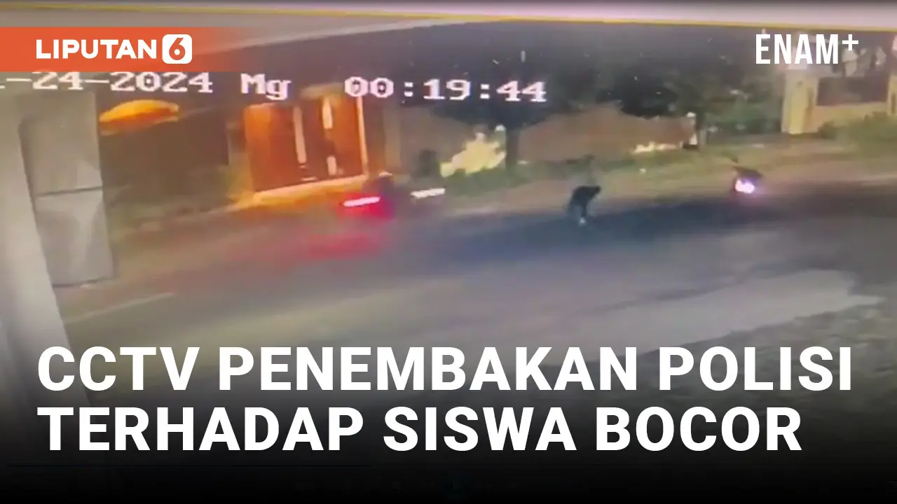 Terungkap! CCTV Penembakan Polisi Terhadap Siswa di Semarang Bocor di Media Sosial