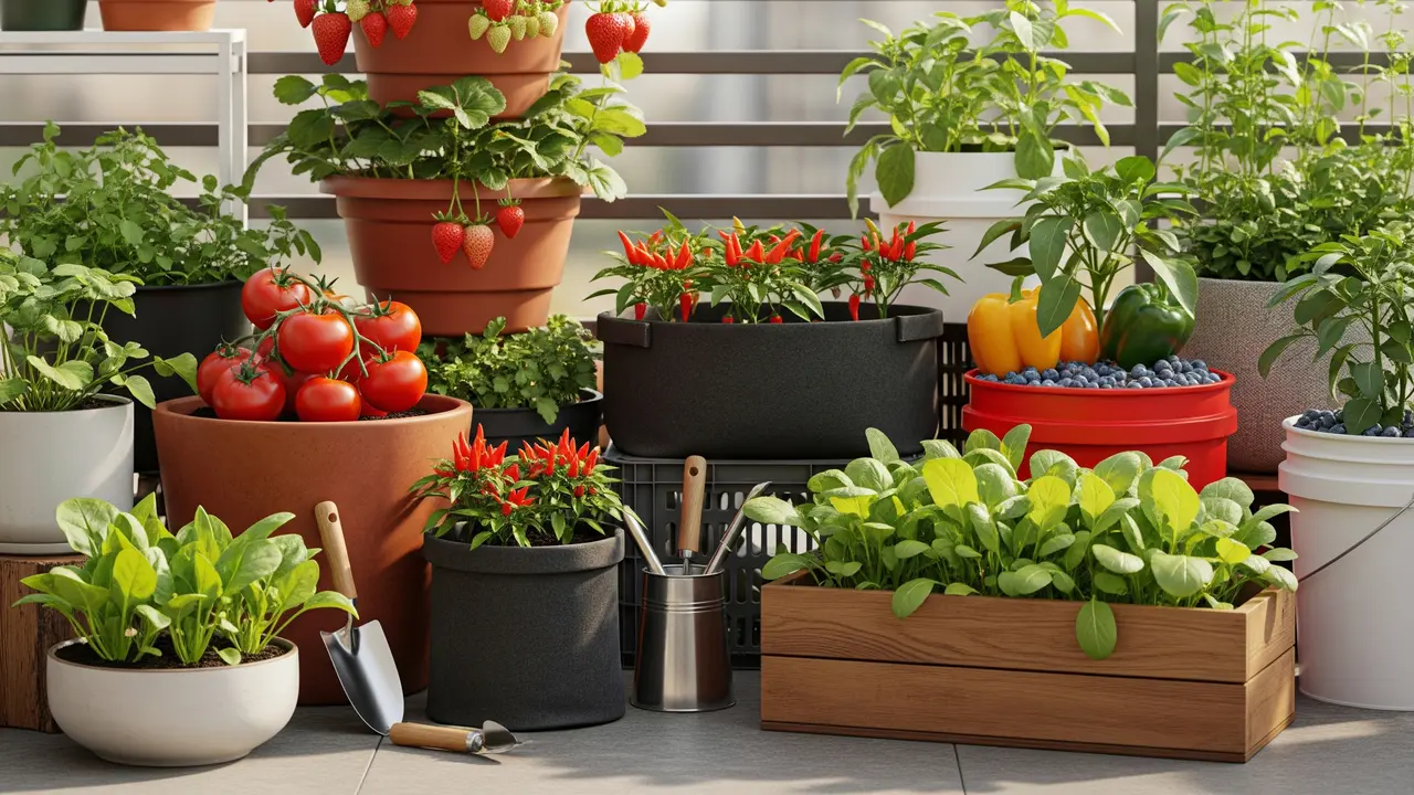 Kebun Mini Ramah Diabetes di Rumah (Image by Gemini AI)