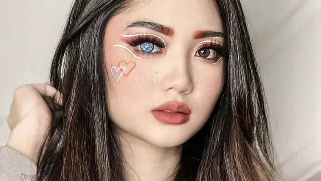 Potret Art Makeup Vanessa Khong Tunangan Indra Kenz dari Cantik Hingga Menyeramkan/@vanessakhongg