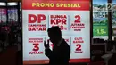 Promosi menarik dari pameran Indonesia Property Expo (IPEX) 2018 di Jakarta Convention Centre (JCC), Jakarta, Sabtu (3/3). BTN juga menyediakan fasilitas uang muka ringan mulai dari 5 persen untuk KPR dan KPA Nonsubsidi. (Liputan6.com/Angga Yuniar)
