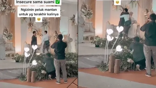 suami izinkan istri peluk mantan