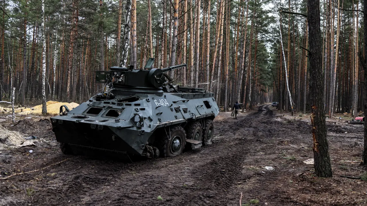 Kamp Rusia yang Ditinggalkan dekat Kiev