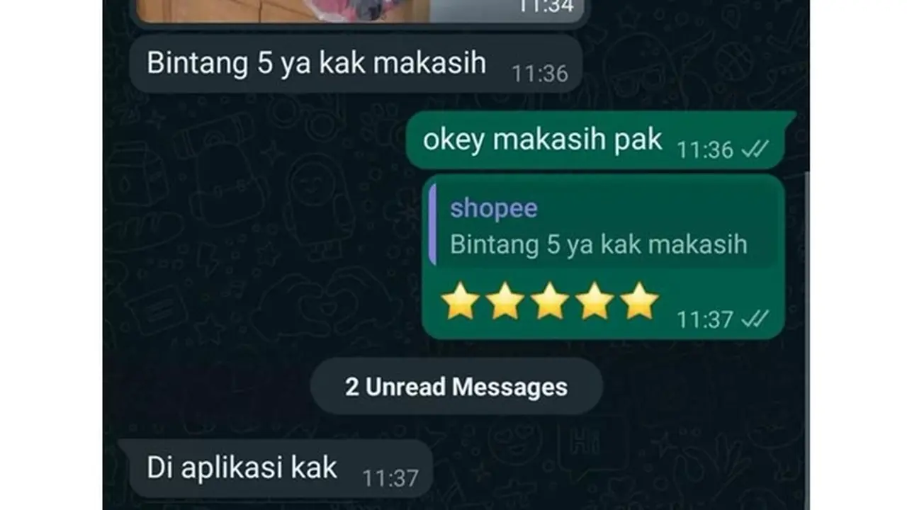 6 Obrolan Chat Driver Ojek Online Minta Bintang 5 Ini Bikin Tepuk Jidat