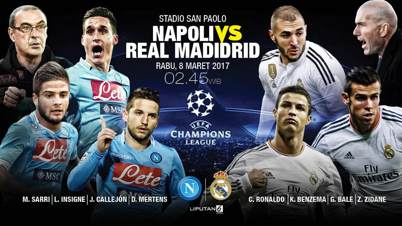 Prediksi Napoli Vs Real Madrid