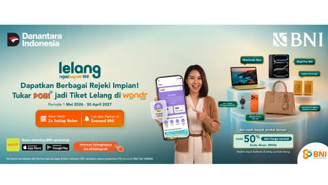 rejeki wondr BNI Hadirkan Hadiah Mobil hingga Emas, Begini Cara Menangkan Hadiahnya