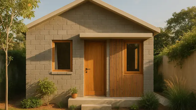 Model Rumah Kecil 1 Kamar dari Batako