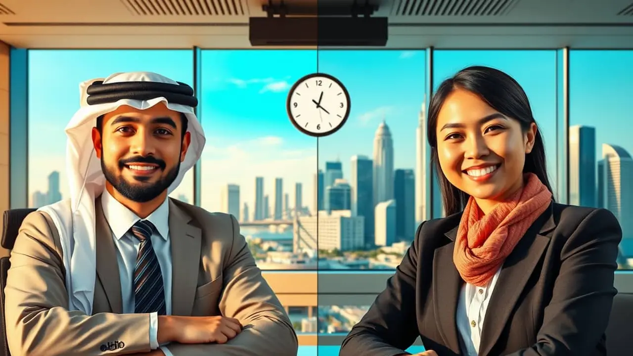 perbedaan waktu qatar dan indonesia