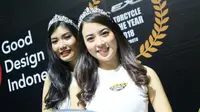 SPG cantik menghiasi pameran Indonesia Motorcycle Show (IMOS) 2018 yang berlangsung pada 31 Oktober-4 November 2018. (Septian/Liputan6.com)