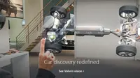 Microsoft dan Volvo menciptakan teknologi yang memungkinkan penggunanya mengeksplorasi kendaraan hanya dengan menggunakan kacamata