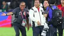 Presiden Prabowo Subianto pun optimis Timnas Indonesia bisa melaju ke putaran final Piala Dunia 2026. (Liputan6.com/Angga Yuniar)