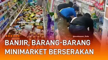 Sebuah mini market mengalami kejadian tidak terduga ketika datangnya hujan mengundang perhatian