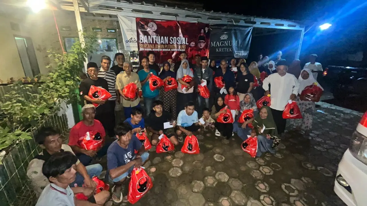 Bencana Beruntun Terjang Cilacap, Akses Terputus: Tim Kaisar KKSP Salurkan Bantuan Sembako
