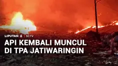 Api kembali Muncul di TPA Jatiwaringin