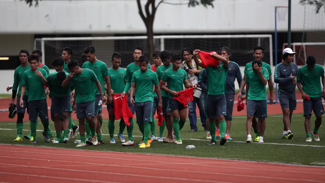 Latihan Timnas Indonesia U-23