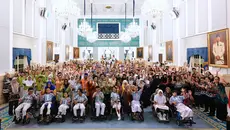 Momen Ceria Ratusan Siswa Disabilitas Diajak Keliling Istana