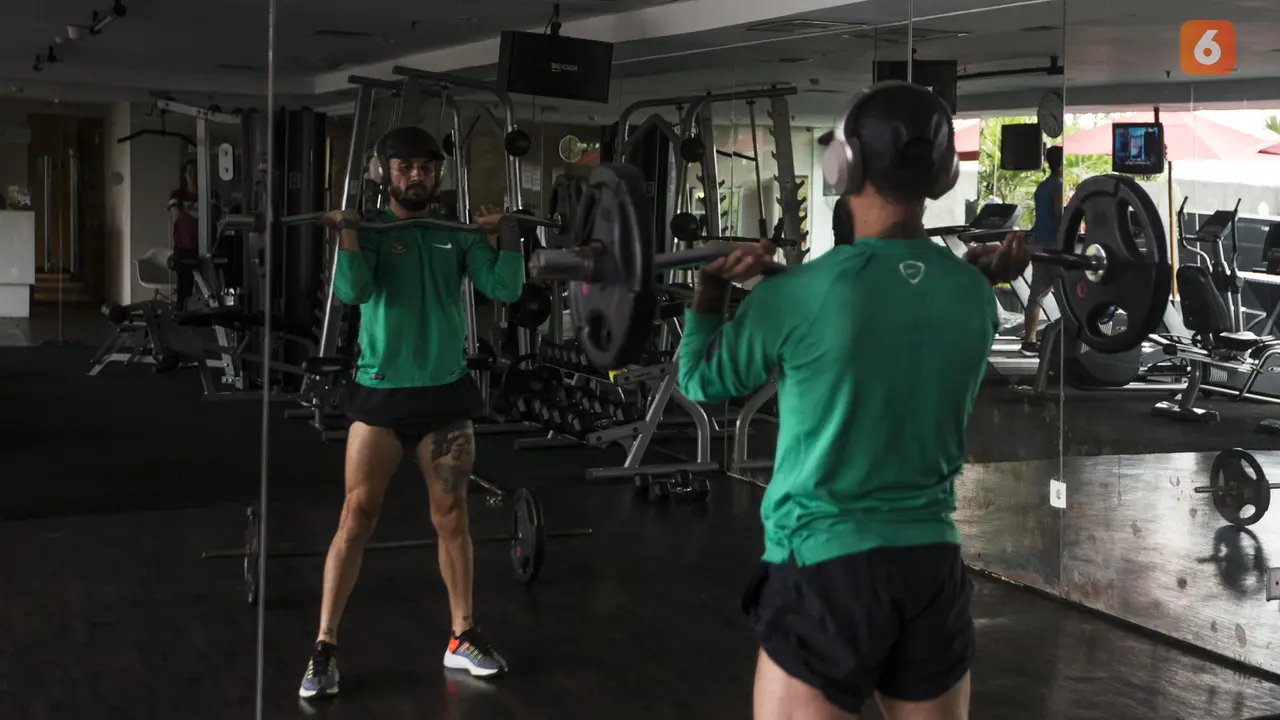 Aktifitas Timnas Indonesia di Hotel