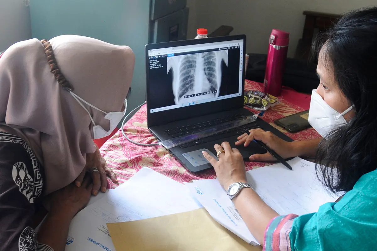 Antusias Warga Mengikuti Skrinning Penyakit TBC