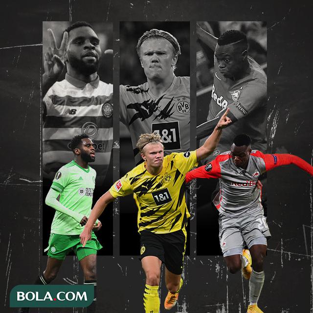 Erling Braut Haaland, Odsonne Edouard dan Patson Daka