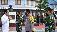 Presiden Jokowi melakukan kunjungan kerja ke Provinsi Kalimantan Tengah (Kalteng), Kamis (9/7/2020). (Istimewa)