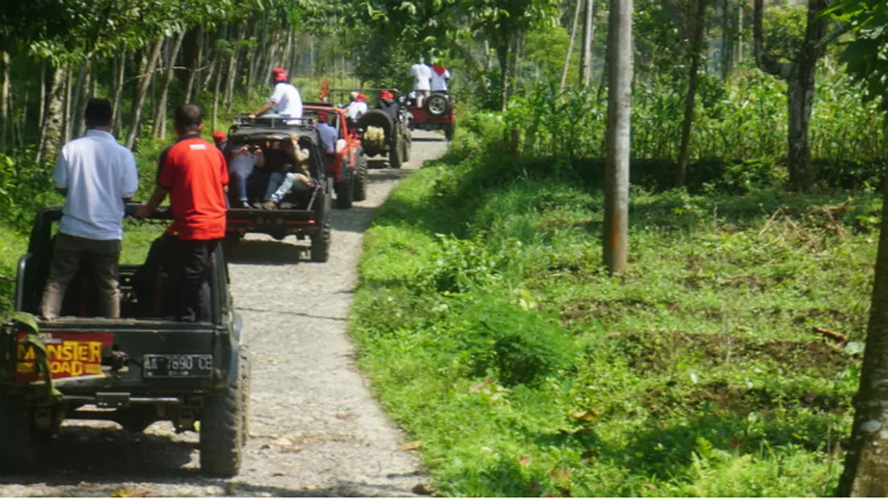 Serunya Wisata Offroad Jelajah Lereng Slamet