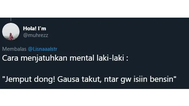 Jatuhkan Mental Cowok