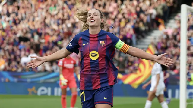 Foto: Alexia Putellas Rayakan Penampilan Ke-500 Bersama Barcelona dengan Pesta Gol 6-0 ke Gawang Real Madrid