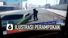 Kejadian kocak terjadi di salah stasiun tv Pakistan. Ketika menampilkan ilustrasi perampokan menggunakan game GTA V.