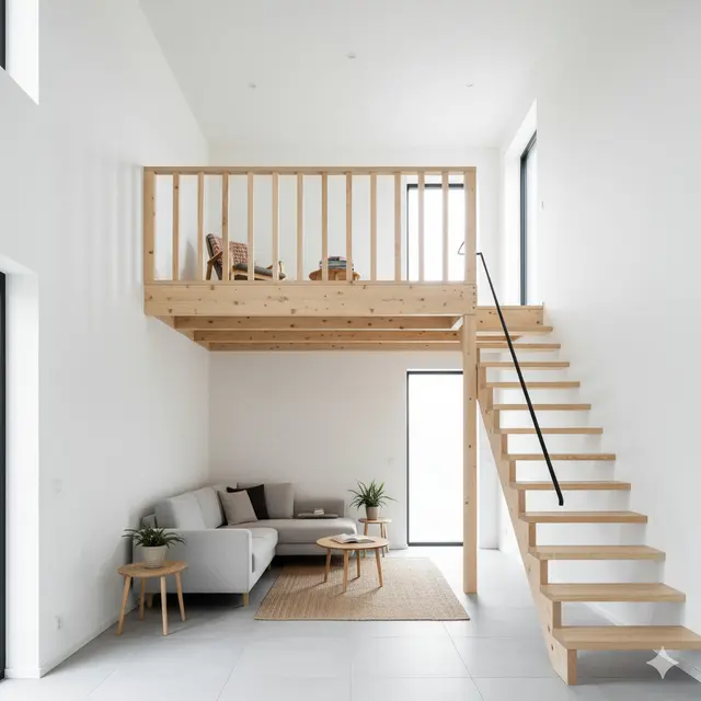 Model Rumah Mezzanine Type 36 Modern