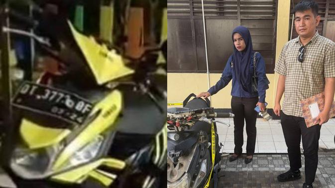 Motor Warga Kendari Hilang Satu Tahun, Ketemu di Polres Dalam Kondisi Rusak dan Pretel