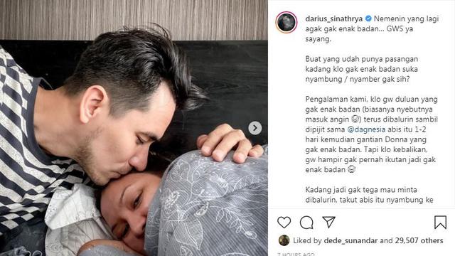 Darisu Sinathrya ceritakan soal sakit Donna Agnesia