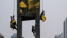 Kondisi Terkini 6 Aktivis Greenpeace Usai Dievakuasi dari Patung HI