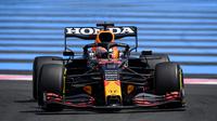 Pembalap Red Bull, Max Verstappen melakukan sesi latihan pertama (FP1) di Sirkuit Paul-Ricard di Le Castellet, Prancis Selatan pada (18/06/2021), dua hari menjelang Grand Prix Formula Satu Prancis (AFP/Christophe Simon)