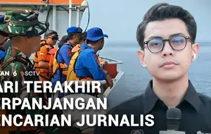 Update Hari Terakhir Perpanjangan Pencarian Jurnalis Hilang di Selat Sunda