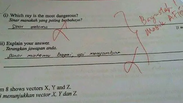 7 Potret Jawaban Kocak Siswa Saat Ujian, Bikin Ngakak yang Memeriksa