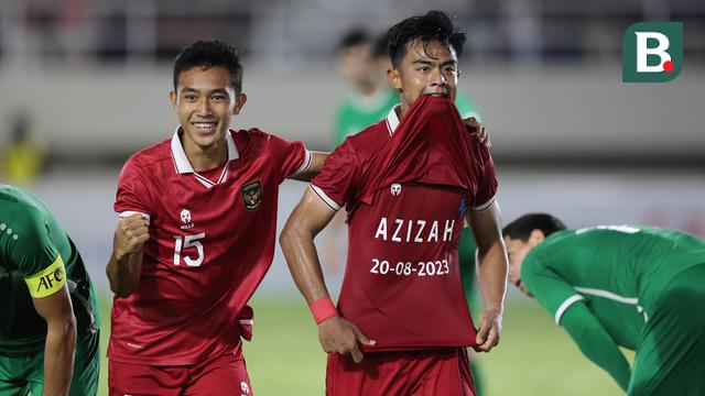 Foto: So Sweet Banget, Pratama Arhan Pamer Nama Istri Setelah Cetak Gol Kedua Bagi Timnas Indonesia U-23