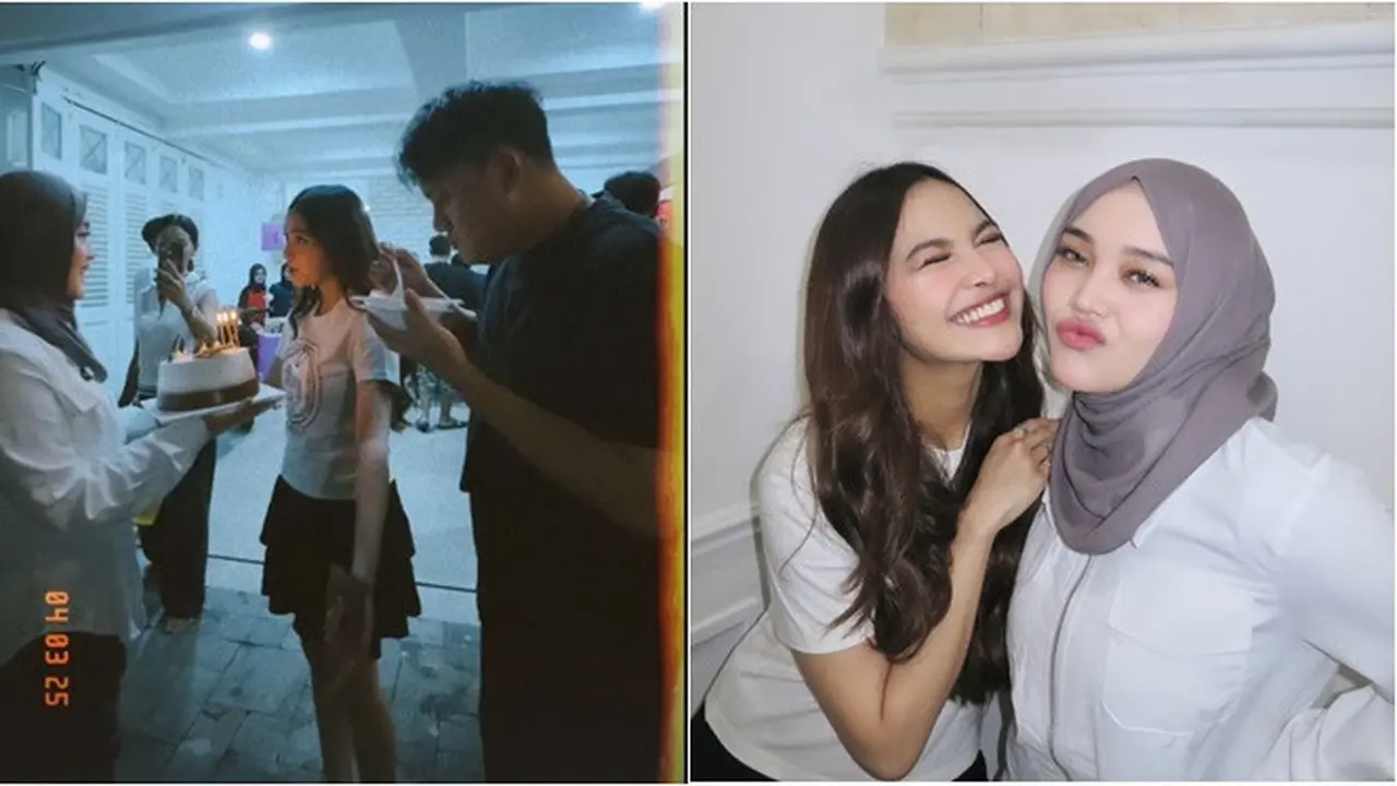 6 Potret Putri Delina di Ulang Tahun Mahalini ke-25, Kedekatan Ipar yang Manis