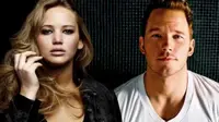 Dalam film sci-fi romantis, Passengers, Chris Pratt akan berpasangan dengan Jennifer Lawrence. 