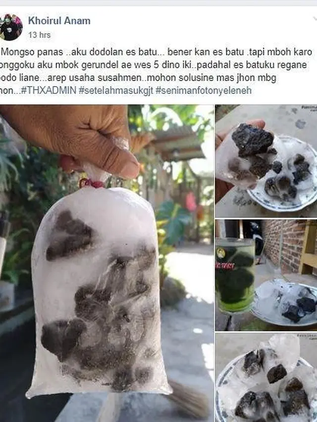 6 Potret Absurd Orang Jual Es Batu Ini Bikin Tepuk Jidat