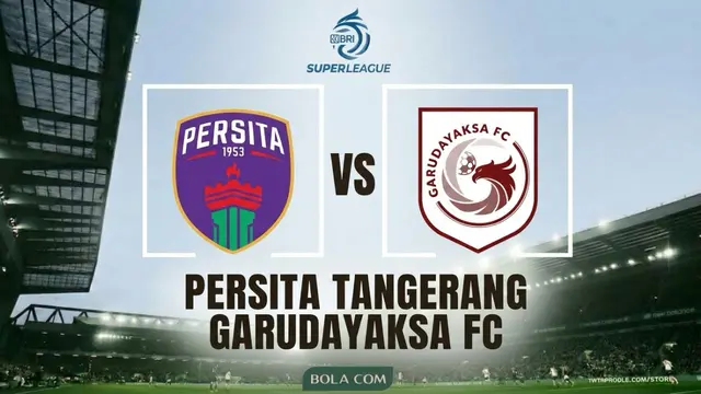Ilustrasi Persita Tangerang Vs Garudayaksa FC