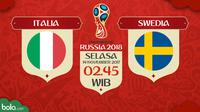Kualifikasi Piala Dunia 2018 Italia Vs Swedia (Bola.com/Adreanus Titus)