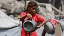 OCHA menyerukan segera diakhirinya blokade bantuan oleh Israel yang telah berlangsung selama lebih kurang sembilan minggu di Jalur Gaza. (Bashar TALEB/AFP)